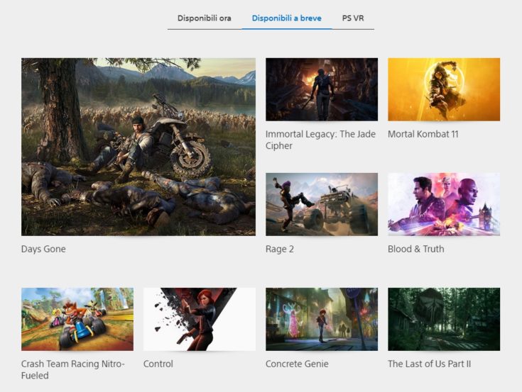 Site do PlayStation da Itália, Alemanha, França e Austrália estão listando o jogo como 'Disponível em Breve'.