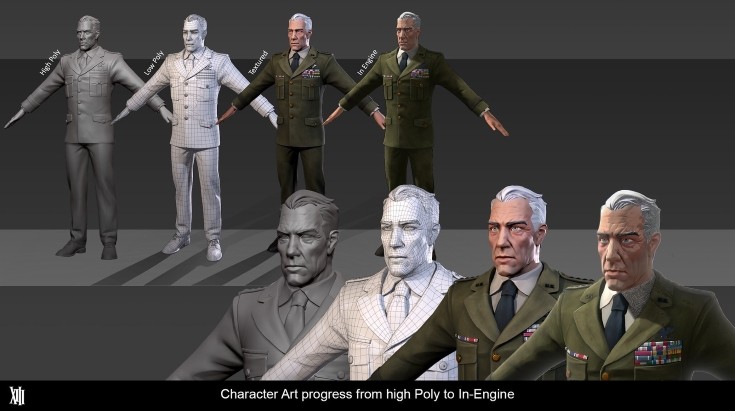 XIII - Arte de personagem do jogo. (Imagem de Divulgação)