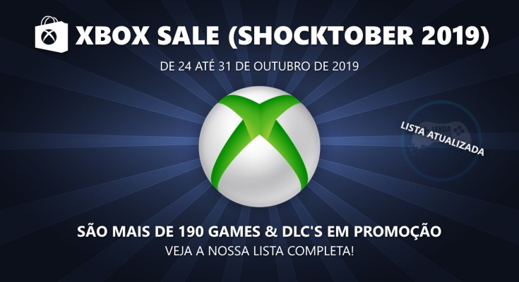 (Xbox Live) Shocktober Sale 2019 - Promoções de 24 até 31 de outubro!