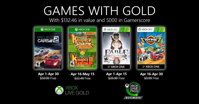 Games with Gold – Abril de 2020!
