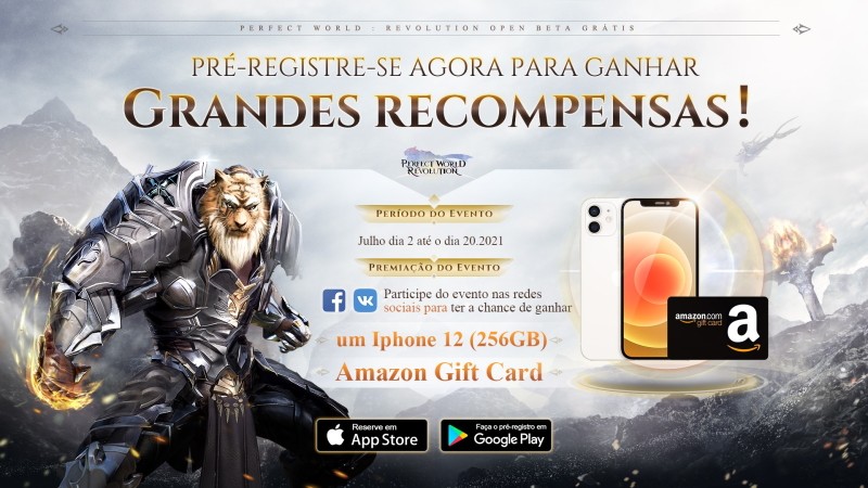 Evento em Perfect World: Revolution com recompensas!